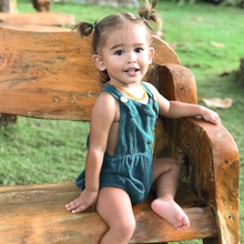 Load image into Gallery viewer, Asaph Romper - Pine