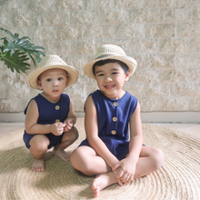 Load image into Gallery viewer, Kristoff Romper - Navy