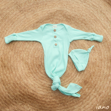 Load image into Gallery viewer, Tallie Knotted Gown - Mint