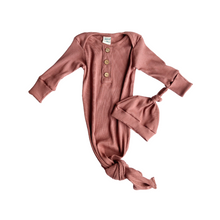 Load image into Gallery viewer, Tallie Knotted Gown - Almond