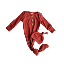 Load image into Gallery viewer, Tallie Knotted Gown - Cinnamon