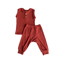 Load image into Gallery viewer, Diego Pants Set - Cinnamon