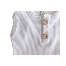 Load image into Gallery viewer, Dylan Onesie - White
