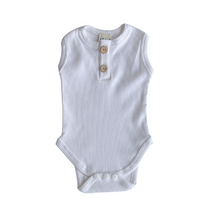 Load image into Gallery viewer, Dylan Onesie - White