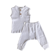 Load image into Gallery viewer, Diego Pants Set - White