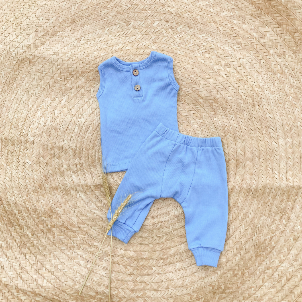 Diego Pants Set - Sky