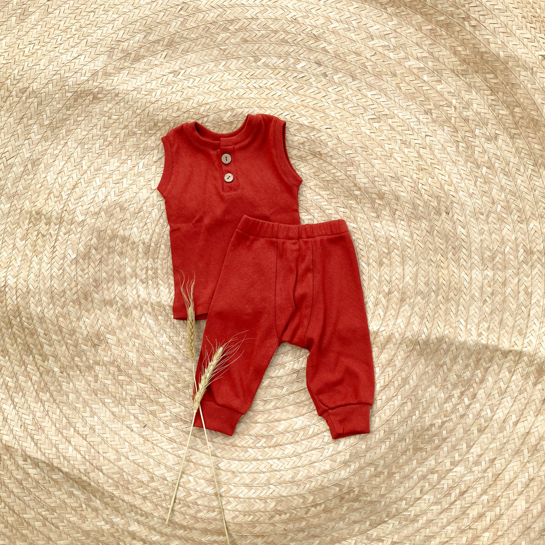 Diego Pants Set - Cinnamon