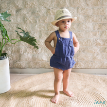 Load image into Gallery viewer, Asaph Romper - Navy
