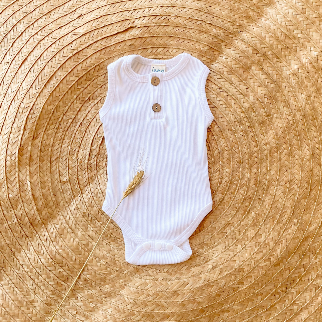 Dylan Onesie - White