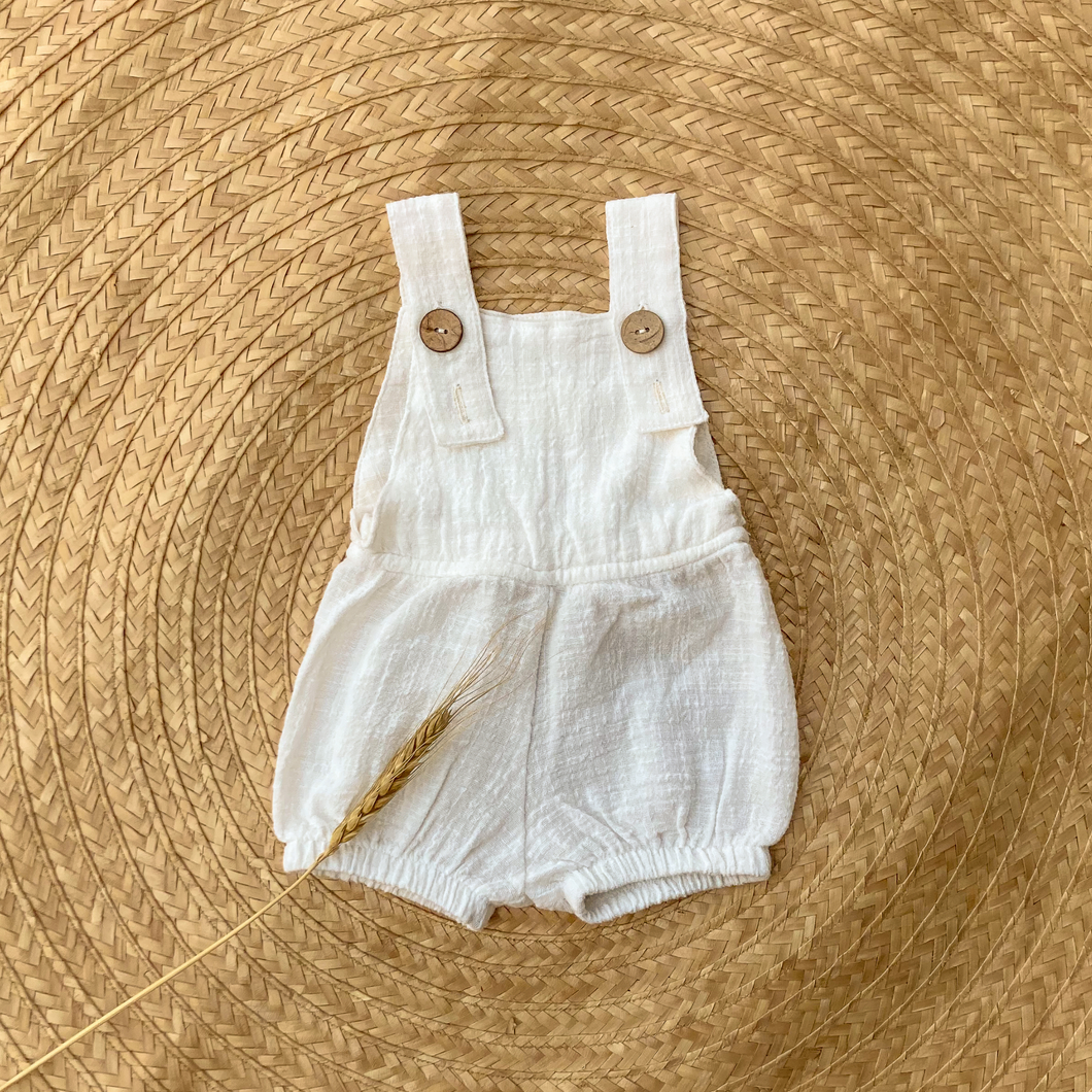 Asaph Romper - White