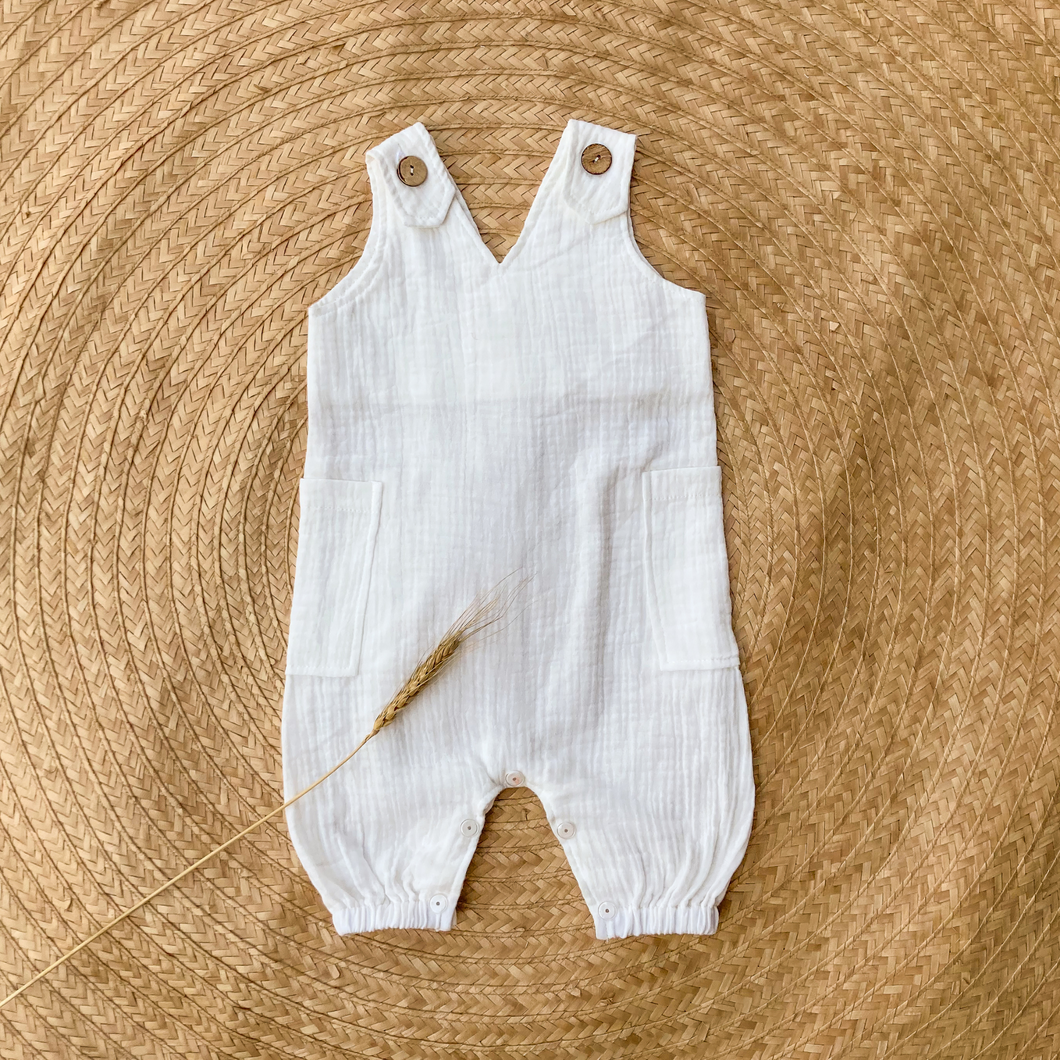 Clay Overall - White